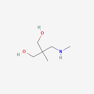 molecular formula C6H15NO2 B2402258 2-Methyl-2-[(methylamino)methyl]propane-1,3-diol CAS No. 82718-60-3