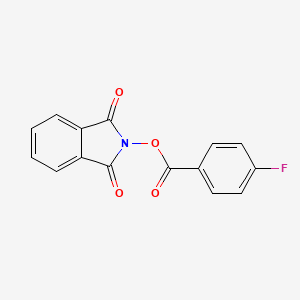 molecular formula C15H8FNO4 B2402314 (1,3-Dioxoisoindol-2-yl) 4-fluorobenzoate CAS No. 305359-06-2
