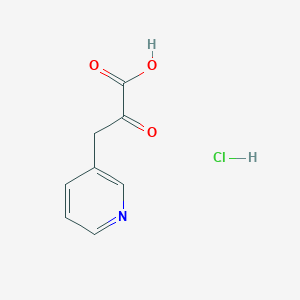 2-Oxo-3-pyridin-3-ylpropanoic acid;hydrochloride