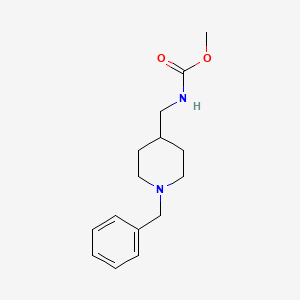 molecular formula C15H22N2O2 B2402598 Methyl ((1-benzylpiperidin-4-yl)methyl)carbamate CAS No. 1210881-83-6