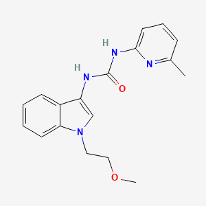 1-(1-(2-methoxyethyl)-1H-indol-3-yl)-3-(6-methylpyridin-2-yl)urea