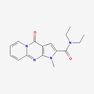 N,N-diethyl-1-methyl-4-oxo-1,4-dihydropyrido[1,2-a]pyrrolo[2,3-d]pyrimidine-2-carboxamide