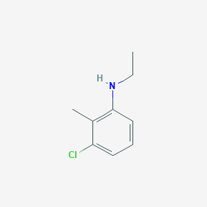 molecular formula C9H12ClN B2402686 3-chloro-N-ethyl-2-methylaniline CAS No. 75746-96-2