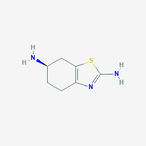 molecular formula C7H11N3S B024027 (R)-4,5,6,7-Tetrahydro-benzothiazole-2,6-diamine CAS No. 106092-11-9