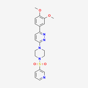 3-(3,4-Dimethoxyphenyl)-6-(4-(pyridin-3-ylsulfonyl)piperazin-1-yl)pyridazine