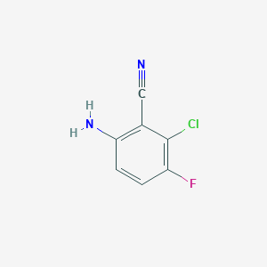 2-Amino-6-chloro-5-fluorobenzonitrile