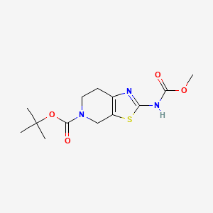 tert-butyl 2-((methoxycarbonyl)amino)-6,7-dihydrothiazolo[5,4-c]pyridine-5(4H)-carboxylate