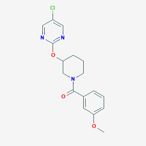 (3-((5-Chloropyrimidin-2-yl)oxy)piperidin-1-yl)(3-methoxyphenyl)methanone