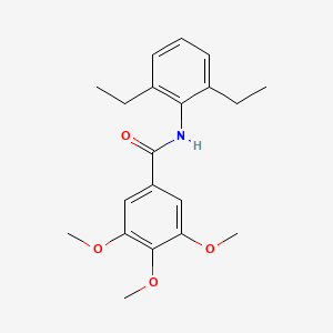 molecular formula C20H25NO4 B2402886 N-(2,6-diethylphenyl)-3,4,5-trimethoxybenzamide CAS No. 352705-45-4