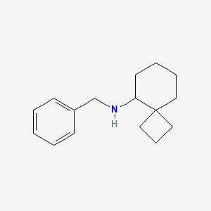 molecular formula C16H23N B2402908 N-Benzylspiro[3.5]nonan-5-amine CAS No. 2219408-04-3