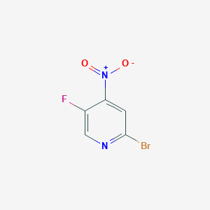 2-Bromo-5-fluoro-4-nitropyridine