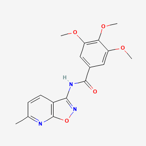 3,4,5-trimethoxy-N-(6-methyl[1,2]oxazolo[5,4-b]pyridin-3-yl)benzamide