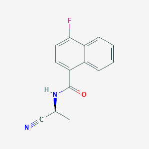 N-[(1S)-1-Cyanoethyl]-4-fluoronaphthalene-1-carboxamide
