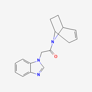 2-(1H-benzo[d]imidazol-1-yl)-1-((1R,5S)-8-azabicyclo[3.2.1]oct-2-en-8-yl)ethanone