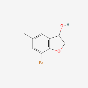 7-Bromo-5-methyl-2,3-dihydro-1-benzofuran-3-ol
