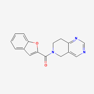 B2402989 benzofuran-2-yl(7,8-dihydropyrido[4,3-d]pyrimidin-6(5H)-yl)methanone CAS No. 1797874-74-8