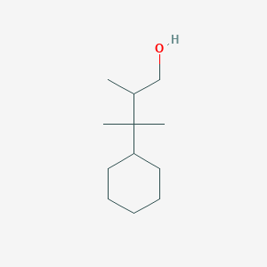 molecular formula C12H24O B2403011 3-Cyclohexyl-2,3-dimethylbutan-1-ol CAS No. 2248315-71-9