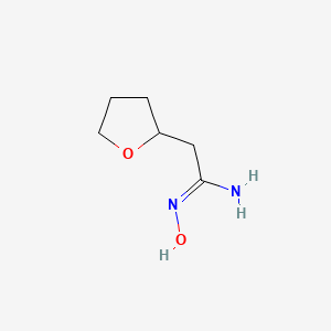 N'-Hydroxy-2-(oxolan-2-YL)ethanimidamide