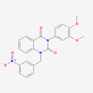 3-(3,4-dimethoxyphenyl)-1-(3-nitrobenzyl)quinazoline-2,4(1H,3H)-dione