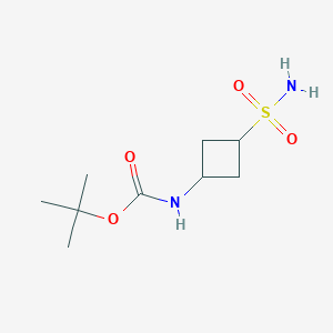 Tert-butyl N-(3-sulfamoylcyclobutyl)carbamate