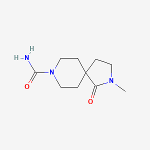 2-Methyl-1-oxo-2,8-diazaspiro[4.5]decane-8-carboxamide