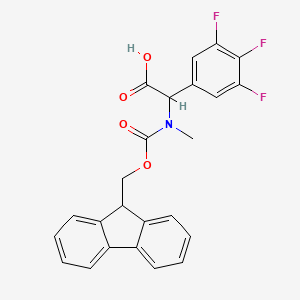 2-({[(9H-fluoren-9-yl)methoxy]carbonyl}(methyl)amino)-2-(3,4,5-trifluorophenyl)acetic acid