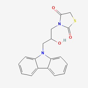3-(3-(9H-carbazol-9-yl)-2-hydroxypropyl)thiazolidine-2,4-dione