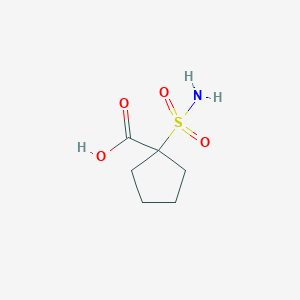 1-Sulfamoylcyclopentane-1-carboxylic acid