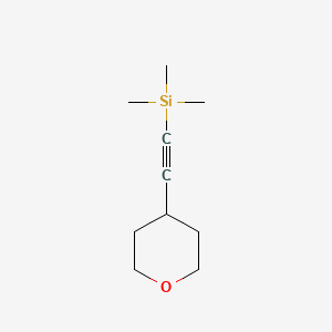 Trimethyl(2-tetrahydropyran-4-ylethynyl)silane
