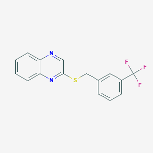 2-{[3-(Trifluoromethyl)benzyl]sulfanyl}quinoxaline