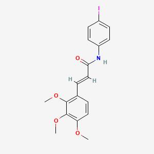 N-(4-iodophenyl)-3-(2,3,4-trimethoxyphenyl)acrylamide