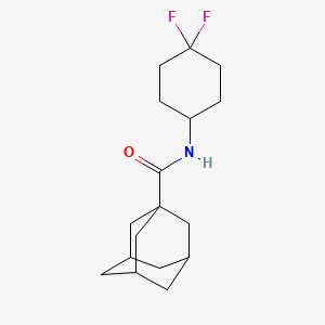 molecular formula C17H25F2NO B2403549 N-(4,4-difluorocyclohexyl)adamantane-1-carboxamide CAS No. 2034422-28-9