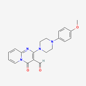 2-[4-(4-methoxyphenyl)piperazin-1-yl]-4-oxo-4H-pyrido[1,2-a]pyrimidine-3-carbaldehyde