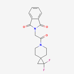 2-(2-(1,1-Difluoro-6-azaspiro[2.5]octan-6-yl)-2-oxoethyl)isoindoline-1,3-dione