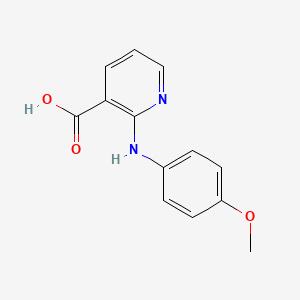 molecular formula C13H12N2O3 B2403577 2-(4-Methoxy-phenylamino)-nicotinic acid CAS No. 4394-09-6