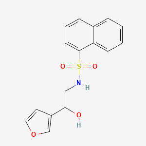 N-[2-(furan-3-yl)-2-hydroxyethyl]naphthalene-1-sulfonamide