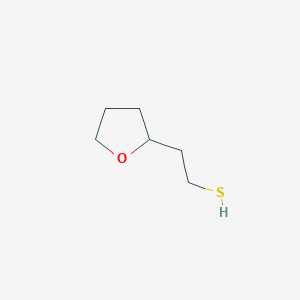 molecular formula C6H12OS B2403610 2-(Oxolan-2-yl)ethanethiol CAS No. 1493381-90-0