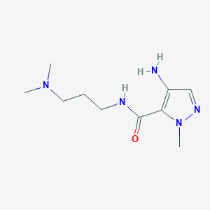 4-Amino-N-[3-(dimethylamino)propyl]-1-methyl-1H-pyrazole-5-carboxamide