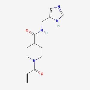 N-(1H-Imidazol-5-ylmethyl)-1-prop-2-enoylpiperidine-4-carboxamide