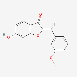 6-Hydroxy-2-[(3-methoxyphenyl)methylene]-4-methylbenzo[b]furan-3-one
