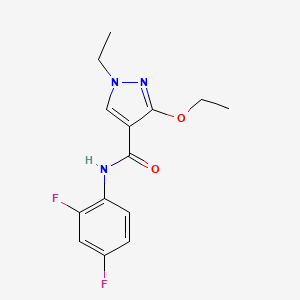 N-(2,4-difluorophenyl)-3-ethoxy-1-ethyl-1H-pyrazole-4-carboxamide