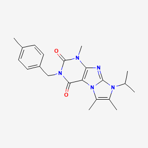 4,7,8-Trimethyl-2-[(4-methylphenyl)methyl]-6-propan-2-ylpurino[7,8-a]imidazole-1,3-dione