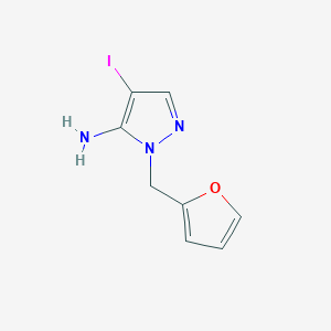 1-(furan-2-ylmethyl)-4-iodo-1H-pyrazol-5-amine