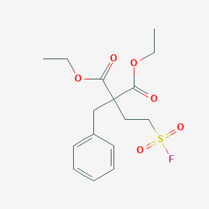 Diethyl 2-benzyl-2-(2-fluorosulfonylethyl)propanedioate