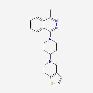 5-[1-(4-Methylphthalazin-1-yl)piperidin-4-yl]-6,7-dihydro-4H-thieno[3,2-c]pyridine