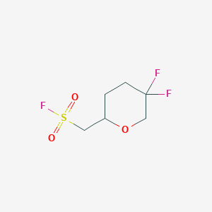 (5,5-Difluorooxan-2-yl)methanesulfonyl fluoride