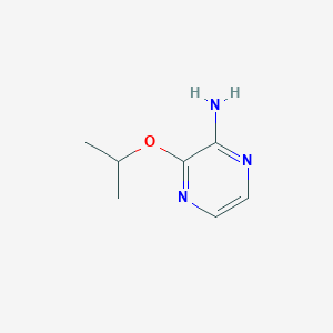 molecular formula C7H11N3O B2403800 3-(propan-2-yloxy)pyrazin-2-amine CAS No. 1698512-23-0