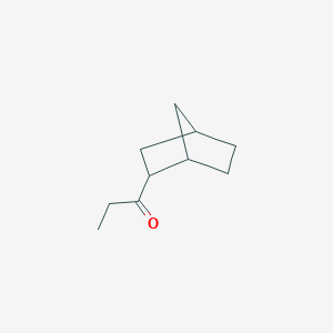 molecular formula C10H16O B2403808 1-(2-Bicyclo[2.2.1]heptanyl)propan-1-one CAS No. 67615-60-5