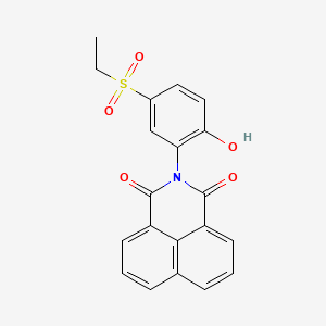 molecular formula C20H15NO5S B2403829 2-(5-Ethylsulfonyl-2-hydroxyphenyl)benzo[de]isoquinoline-1,3-dione CAS No. 302937-66-2