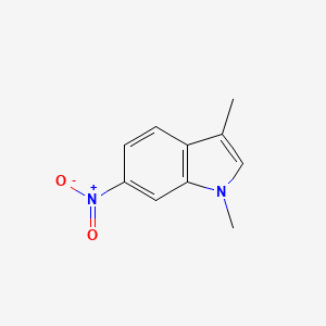 molecular formula C10H10N2O2 B2403833 1,3-dimethyl-6-nitro-1H-indole CAS No. 134271-96-8